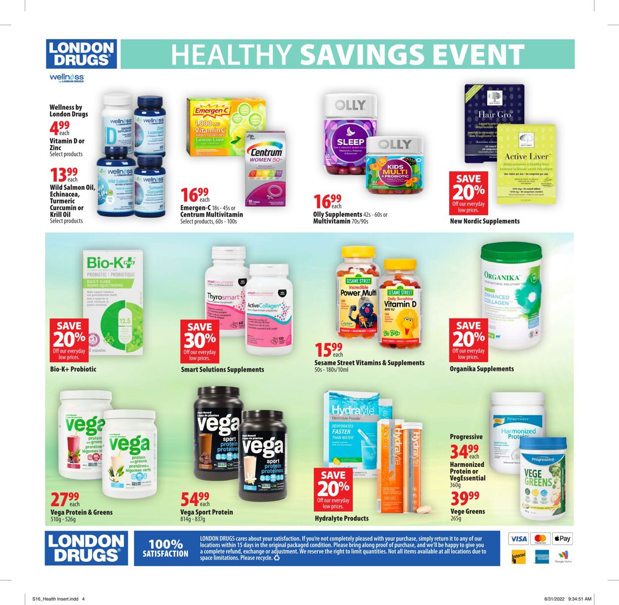 Circulaire London Drugs 16.09.2022 - 28.09.2022