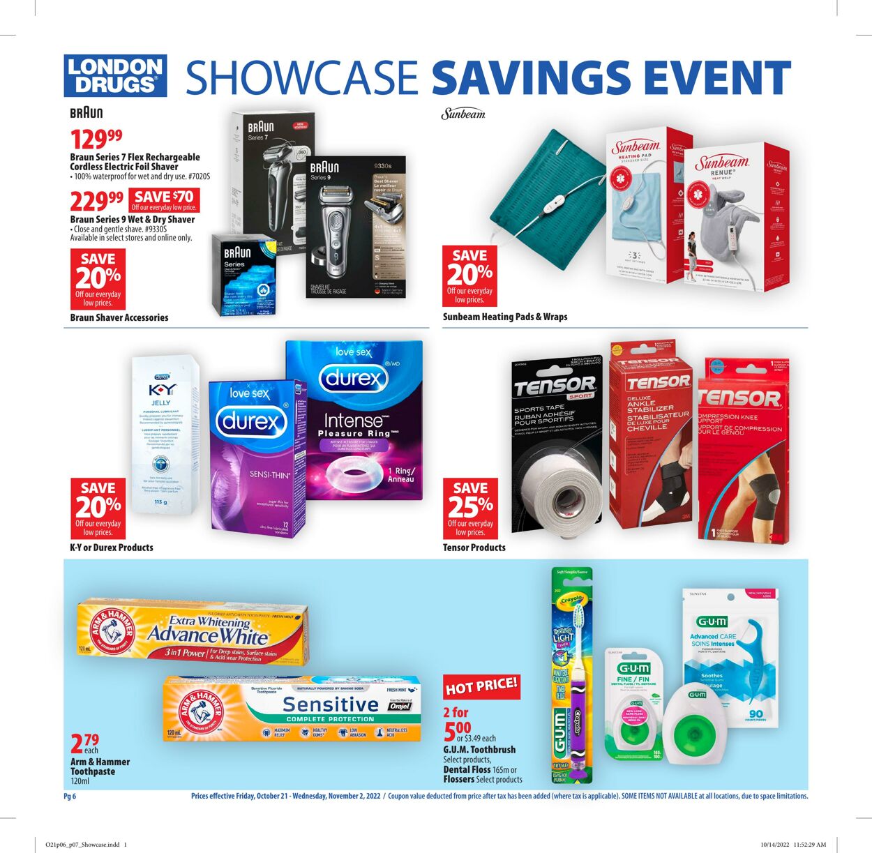 Circulaire London Drugs 21.10.2022 - 02.11.2022