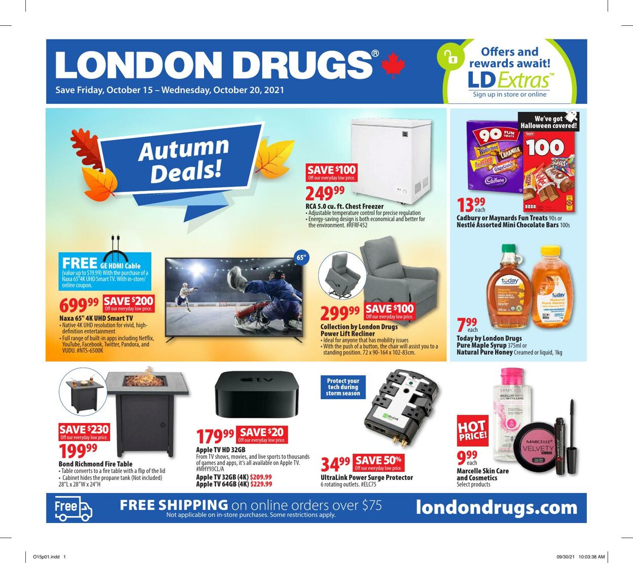 Circulaire London Drugs 15.10.2021 - 20.10.2021