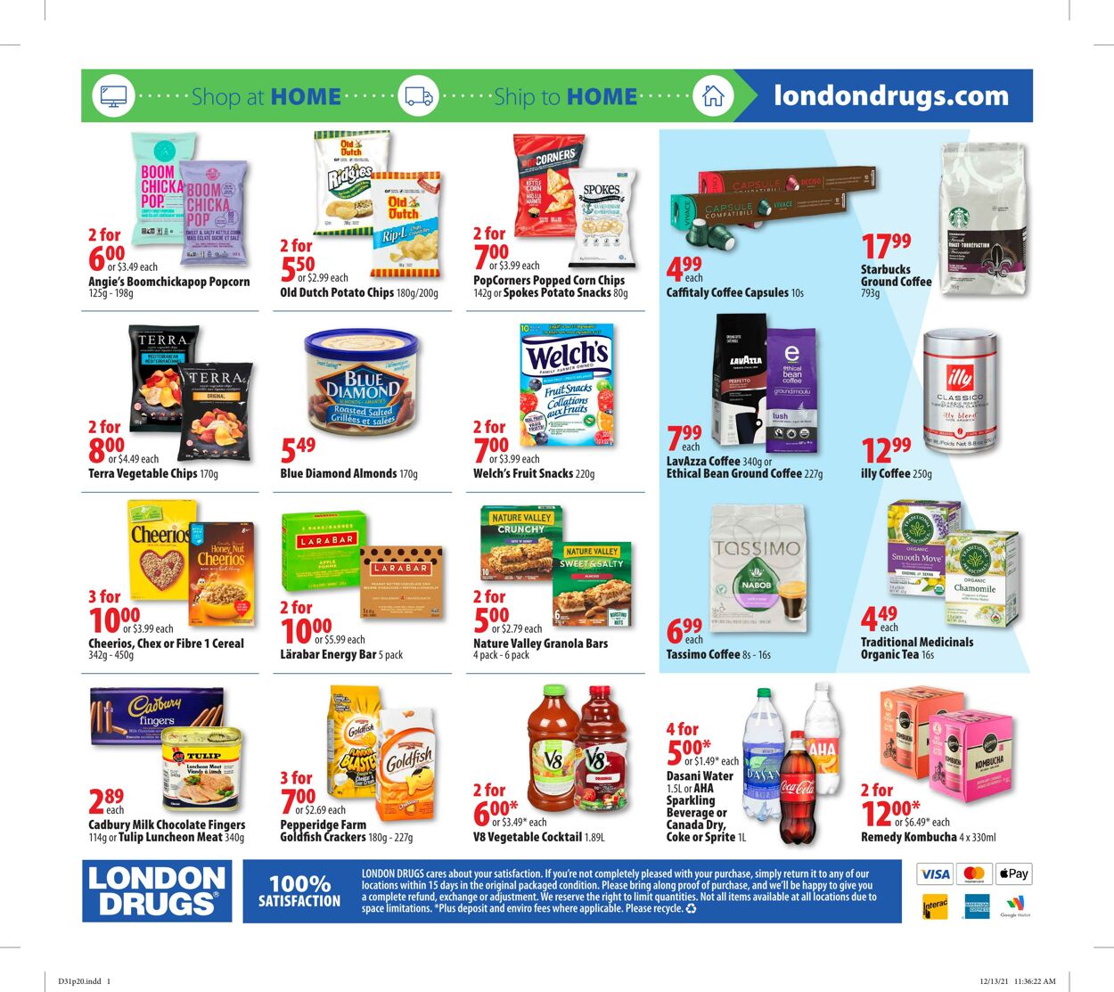 Circulaire London Drugs 31.12.2021 - 05.01.2022