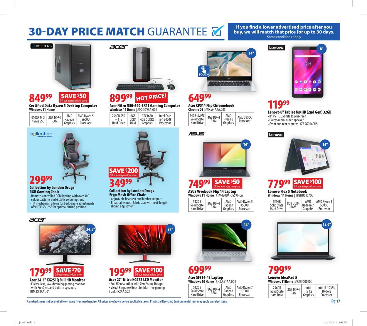 Circulaire London Drugs 13.01.2023 - 18.01.2023