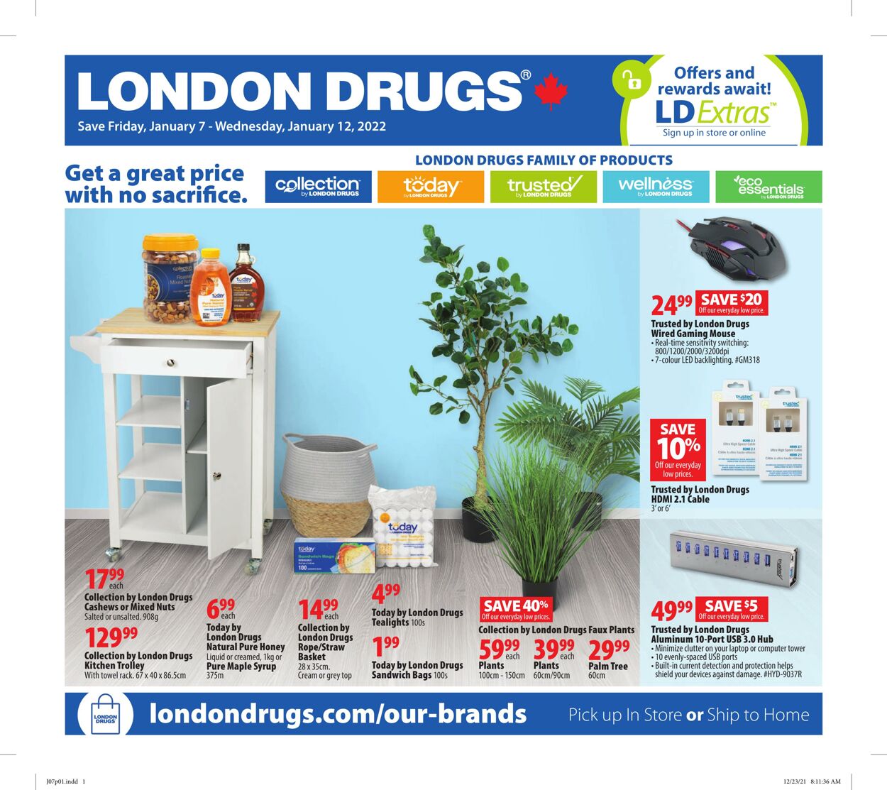 Circulaire London Drugs 07.01.2022 - 12.01.2022