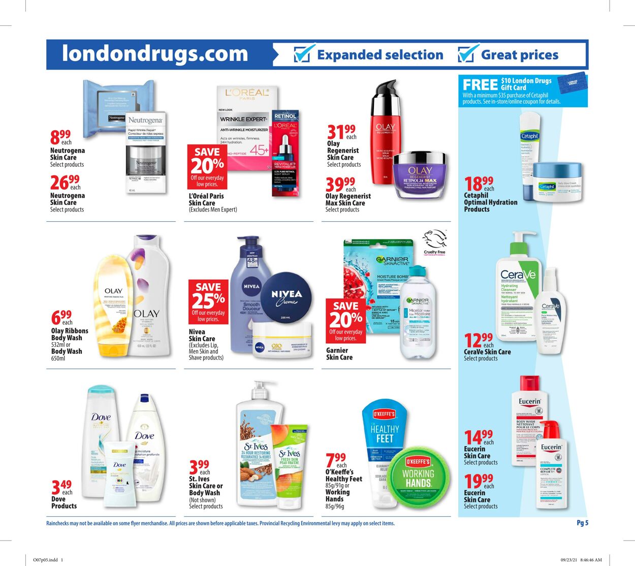 Circulaire London Drugs 07.10.2021 - 13.10.2021