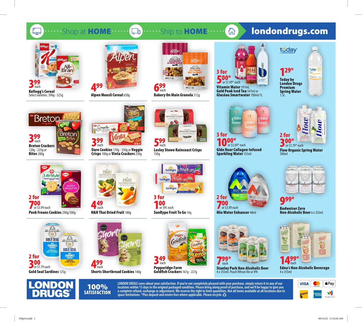 Circulaire London Drugs 30.09.2022 - 05.10.2022