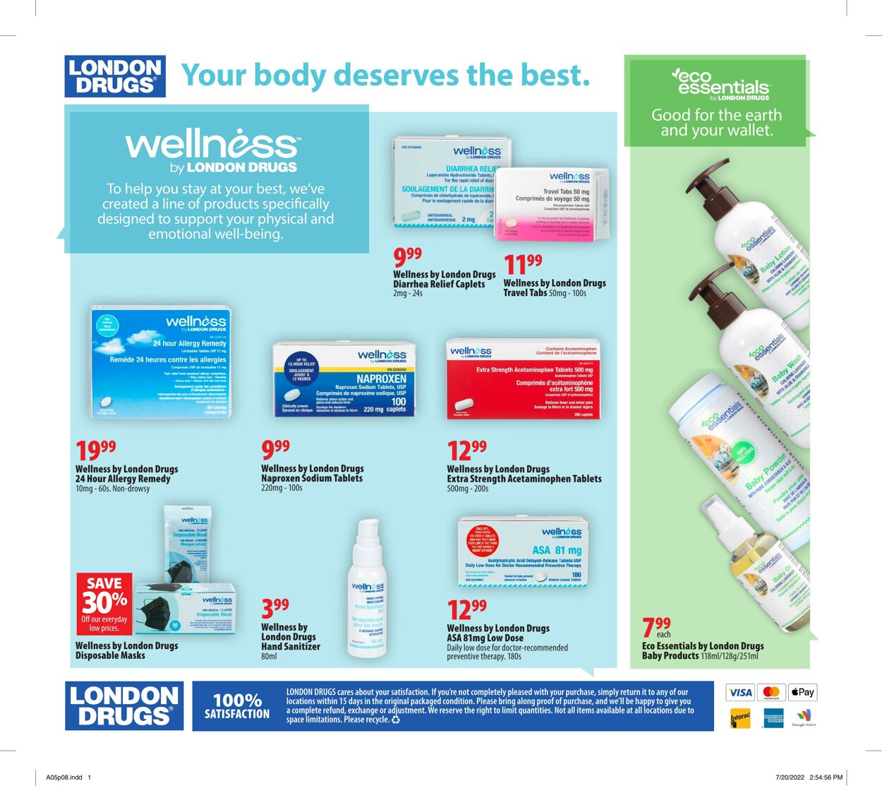 Circulaire London Drugs 05.08.2022 - 10.08.2022