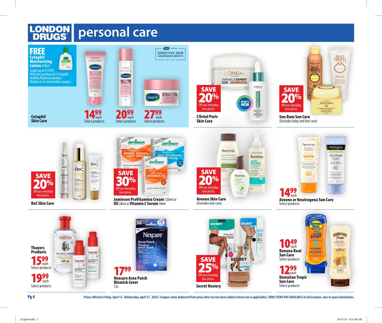 Circulaire London Drugs 12.04.2024 - 17.04.2024