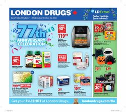 Circulaire London Drugs 21.10.2022 - 26.10.2022