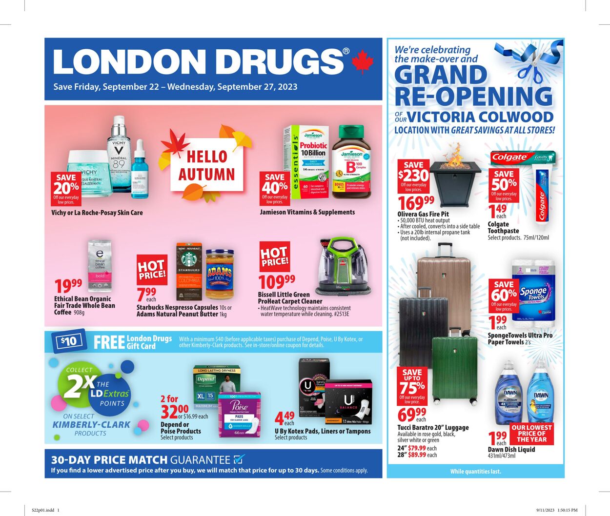 Circulaire London Drugs 22.09.2023 - 27.09.2023