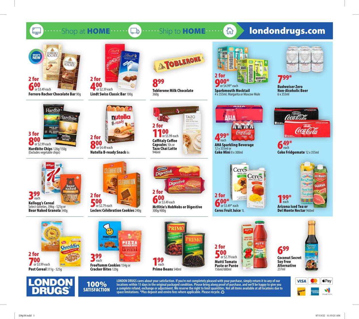 Circulaire London Drugs 28.07.2022 - 03.08.2022