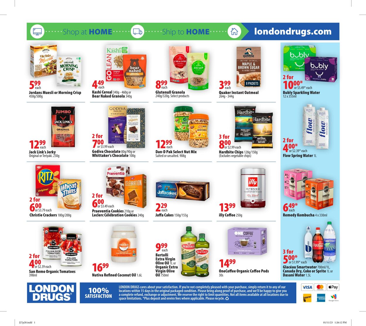 Circulaire London Drugs 27.01.2023 - 01.02.2023