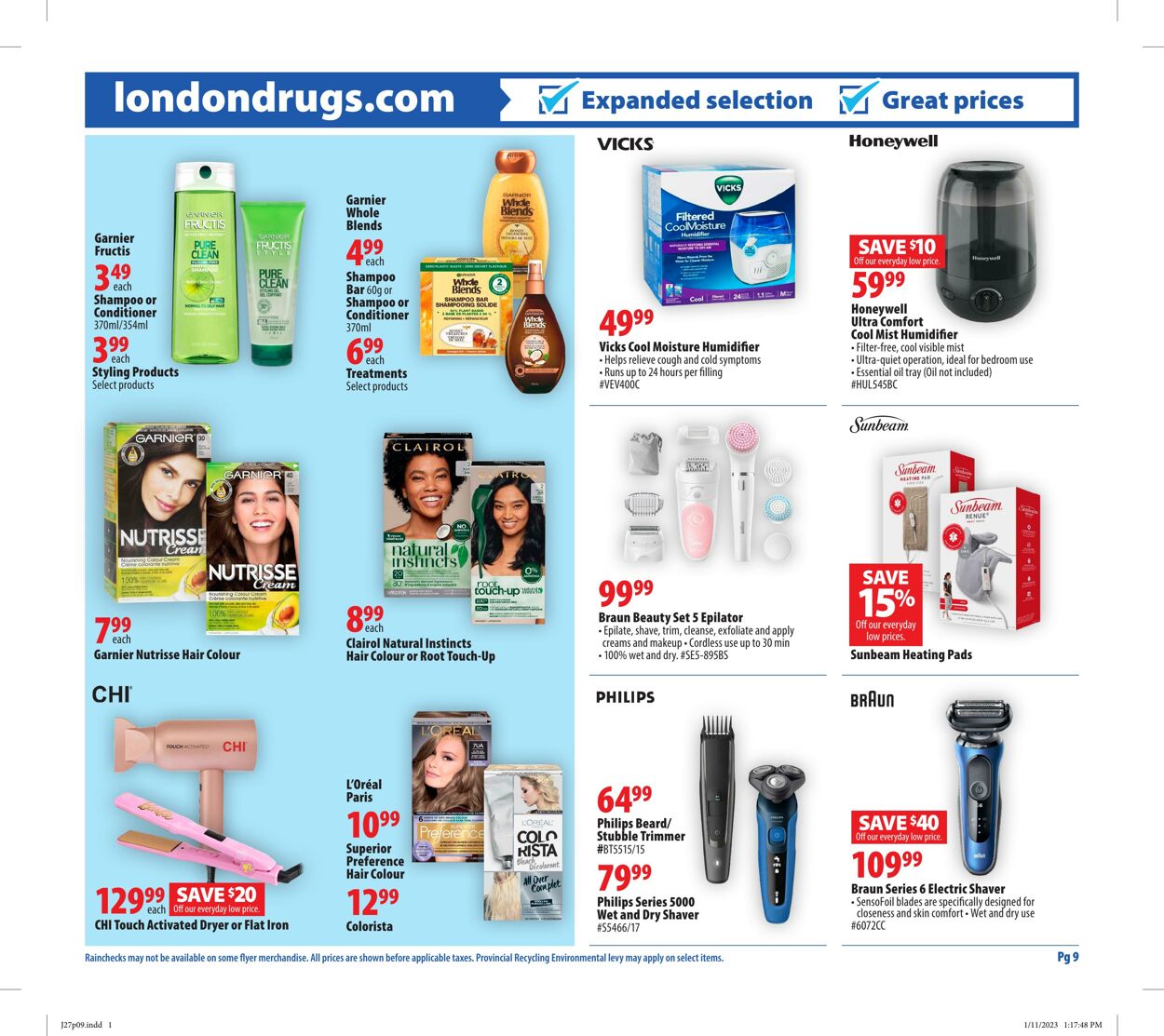 Circulaire London Drugs 27.01.2023 - 01.02.2023