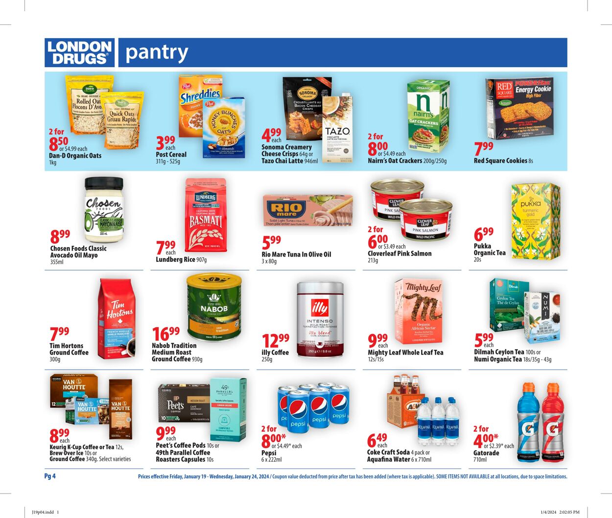 Circulaire London Drugs 19.01.2024 - 24.01.2024