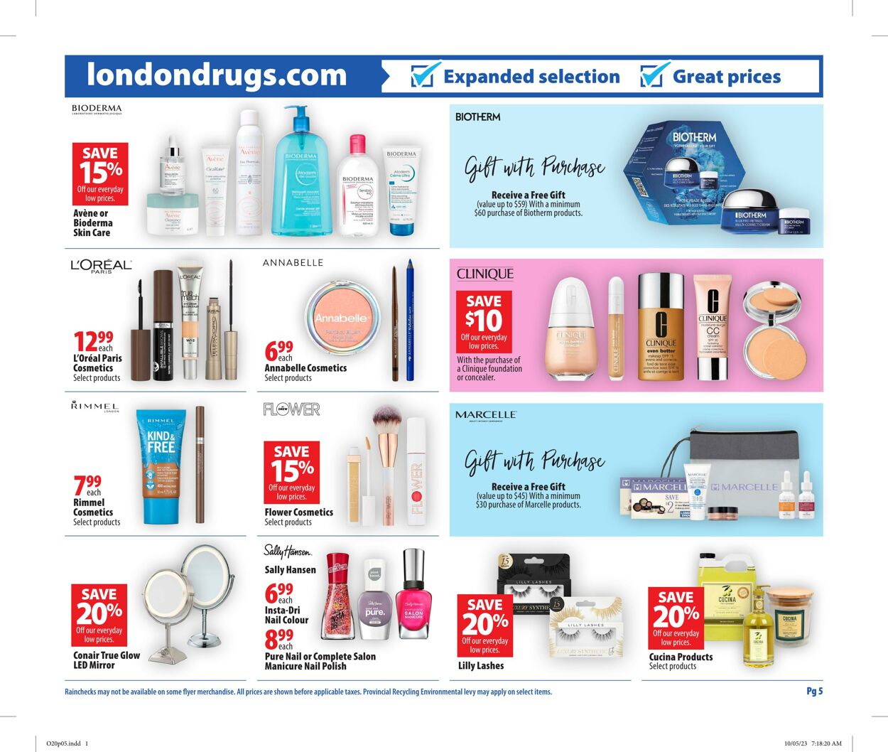 Circulaire London Drugs 20.10.2023 - 25.10.2023