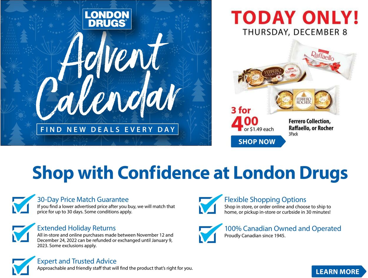 Circulaire London Drugs 09.12.2022 - 14.12.2022