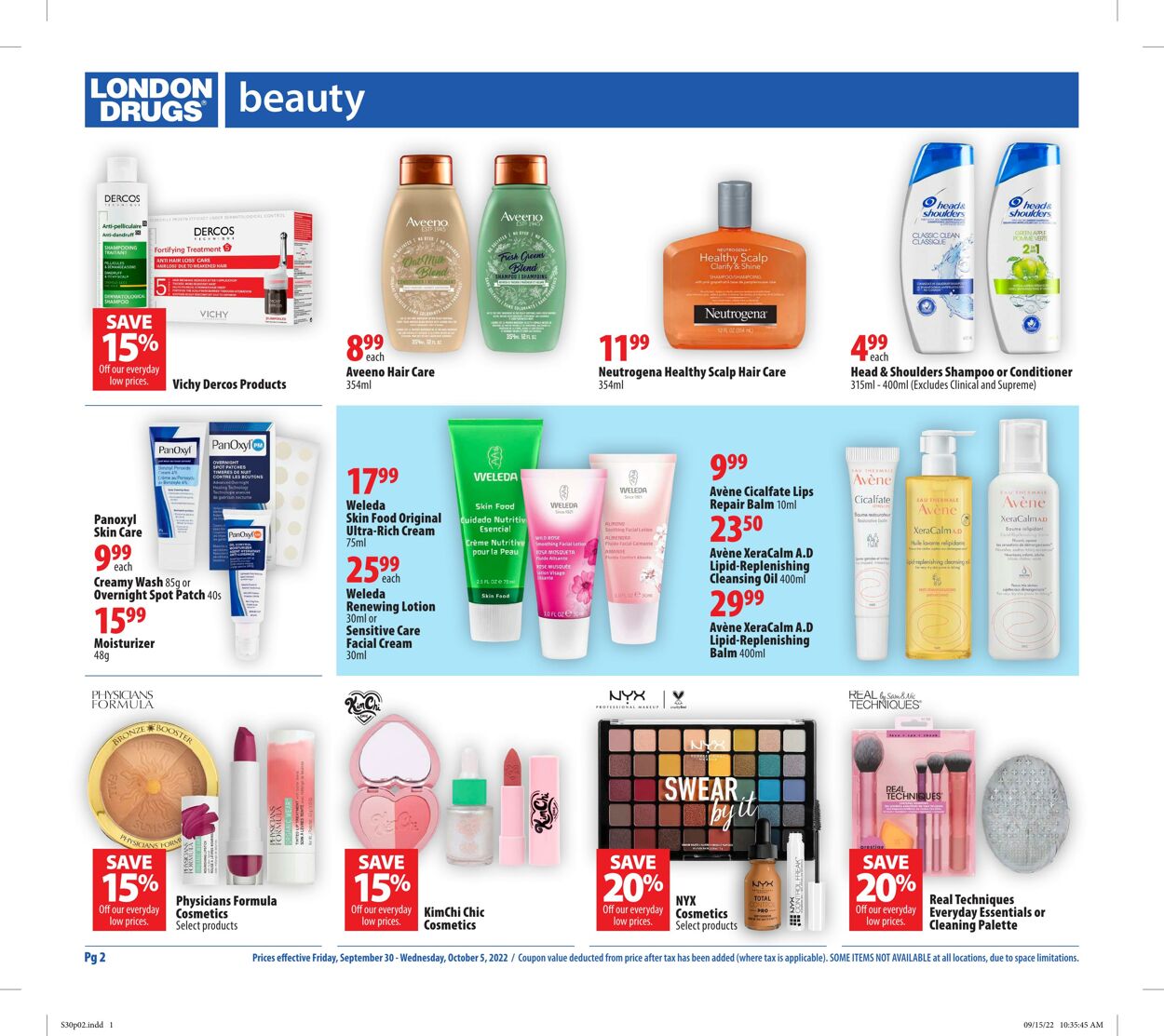 Circulaire London Drugs 30.09.2022 - 05.10.2022
