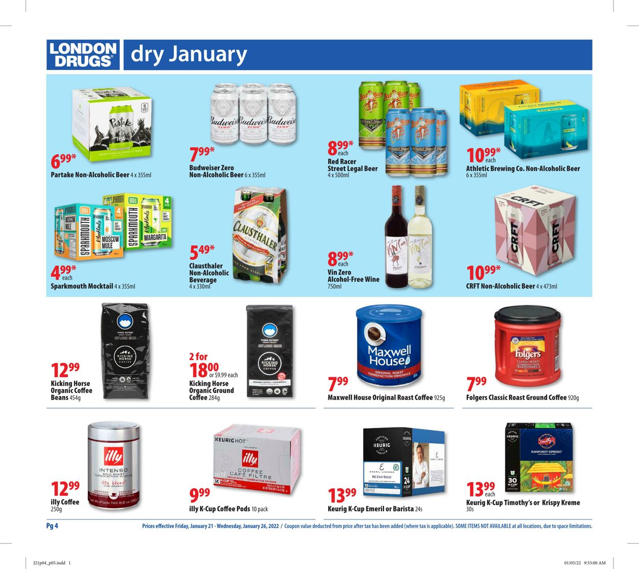 Circulaire London Drugs 21.01.2022 - 26.01.2022