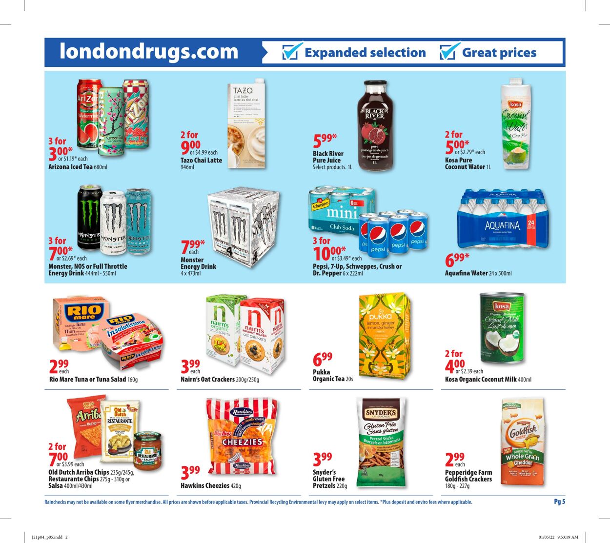 Circulaire London Drugs 21.01.2022 - 26.01.2022