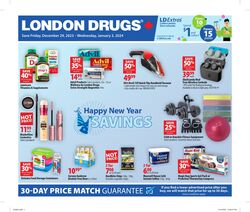 Circulaire London Drugs 29.12.2023 - 03.01.2024