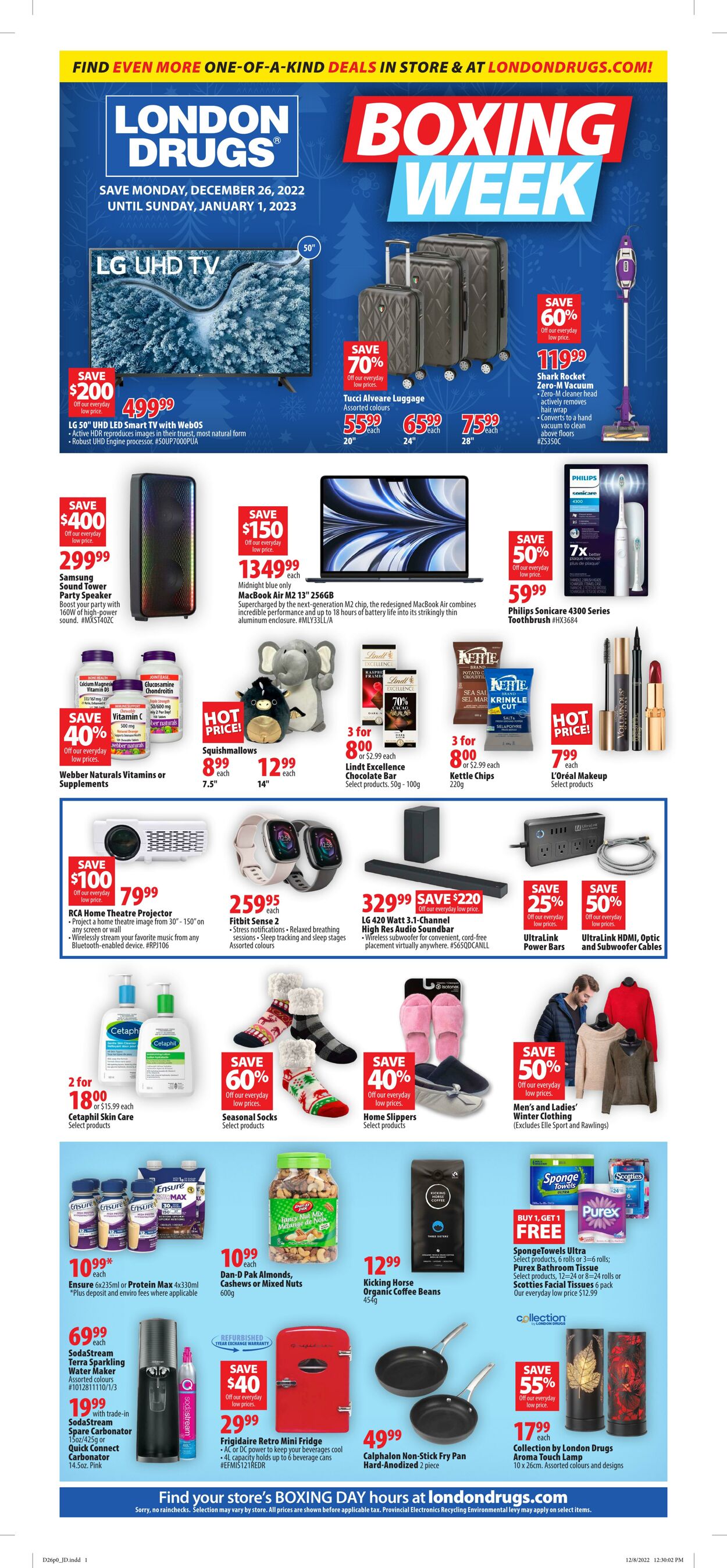 Circulaire London Drugs 26.12.2022 - 01.01.2023