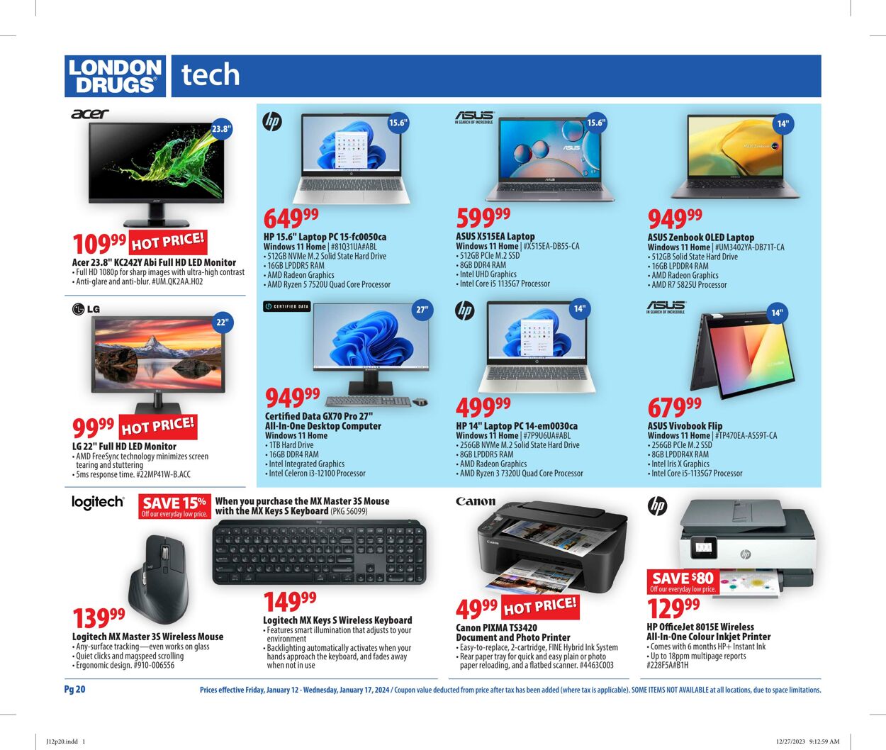 Circulaire London Drugs 12.01.2024 - 17.01.2024