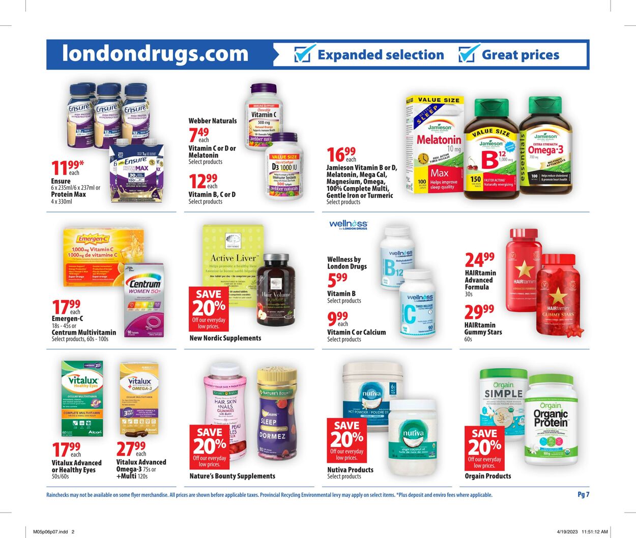 Circulaire London Drugs 05.05.2023 - 10.05.2023