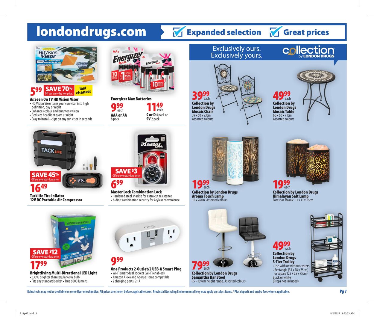 Circulaire London Drugs 18.08.2023 - 23.08.2023