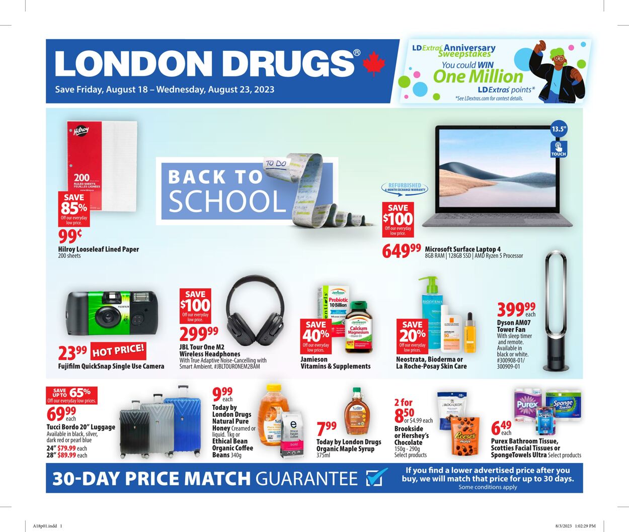 Circulaire London Drugs 18.08.2023 - 23.08.2023