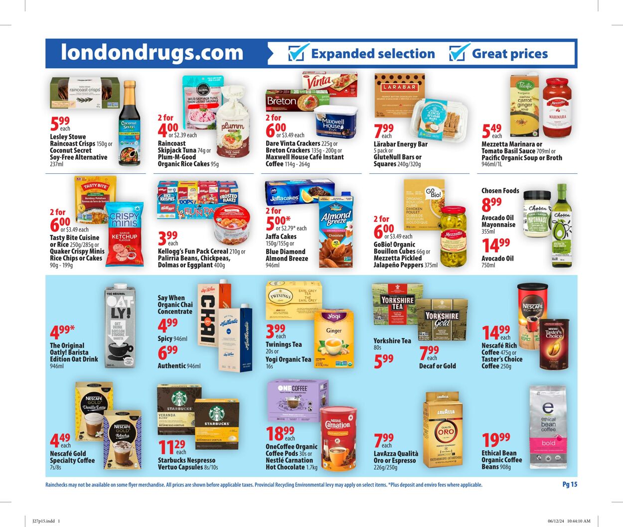 Circulaire London Drugs 27.06.2024 - 03.07.2024