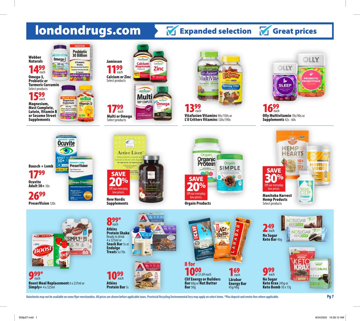 Circulaire London Drugs 09.09.2022 - 14.09.2022