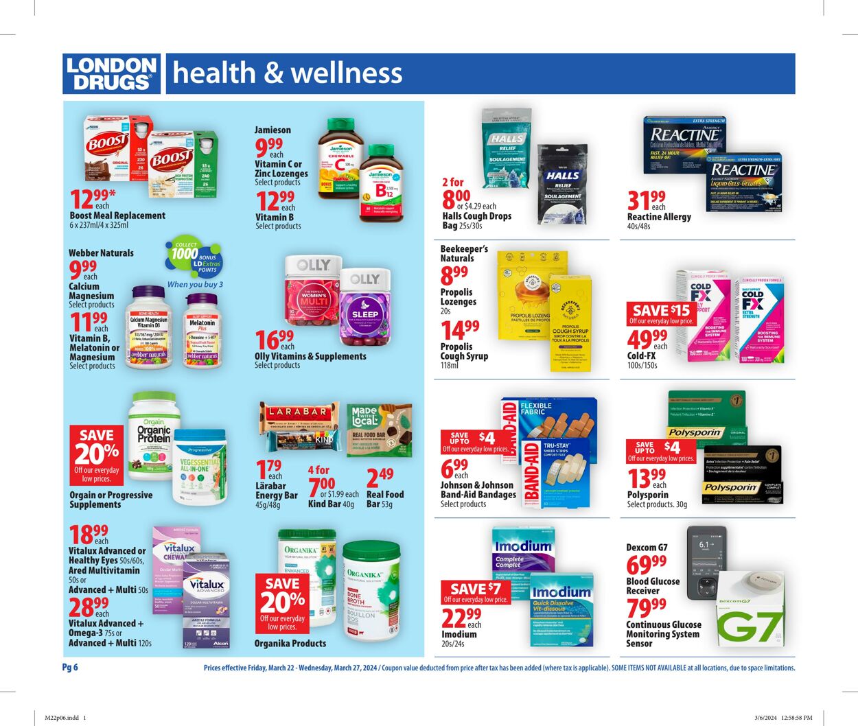 Circulaire London Drugs 22.03.2024 - 27.03.2024