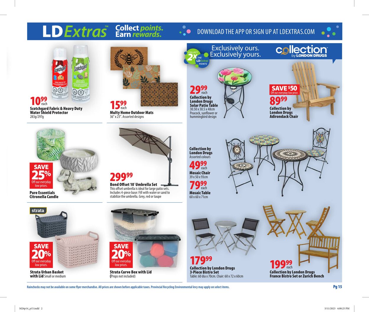 Circulaire London Drugs 26.05.2023 - 31.05.2023