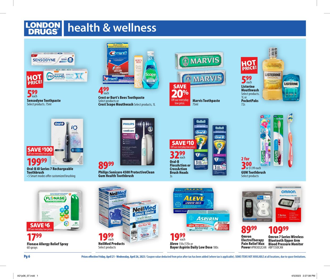 Circulaire London Drugs 21.04.2023 - 26.04.2023