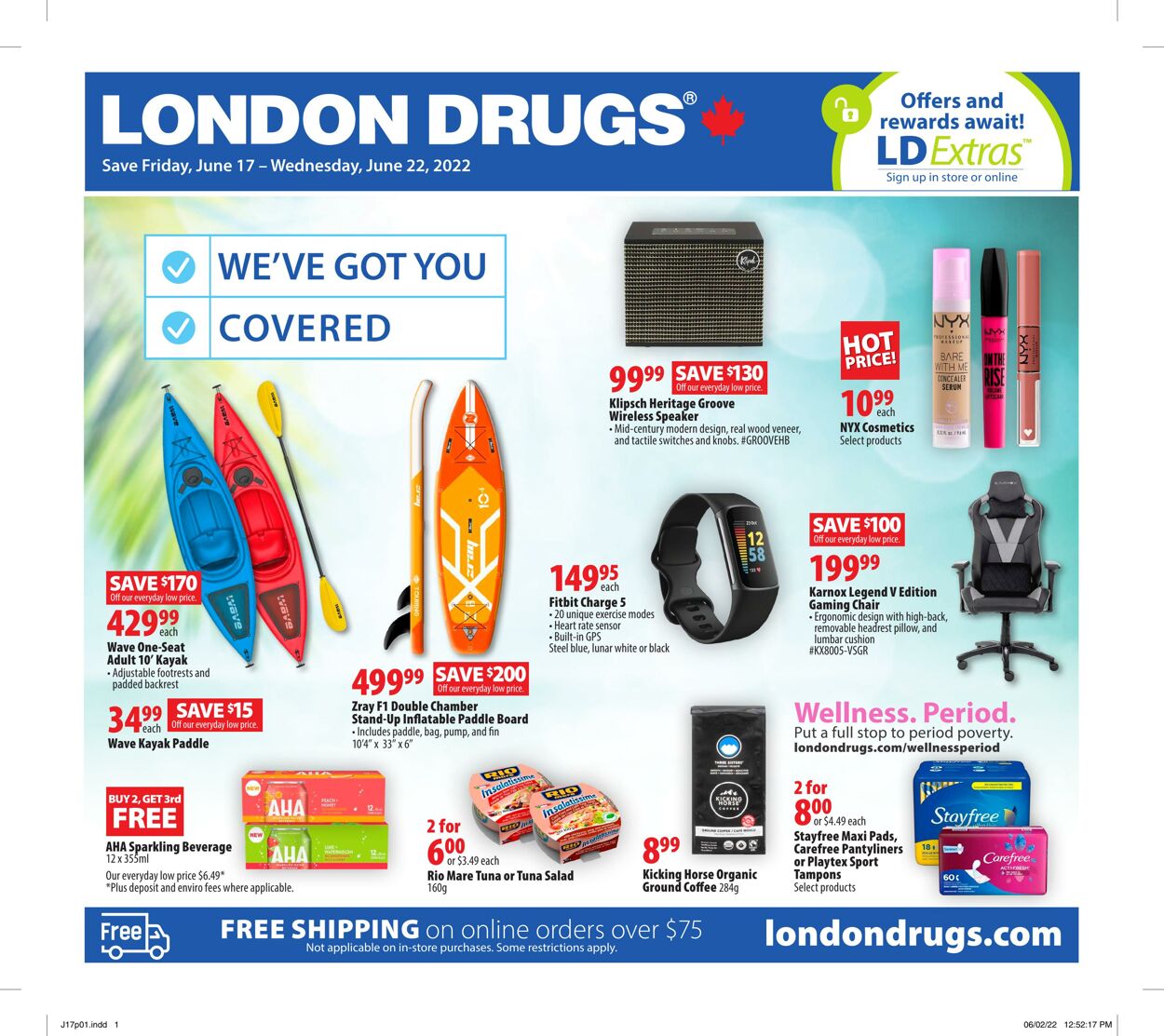 Circulaire London Drugs 17.06.2022 - 22.06.2022