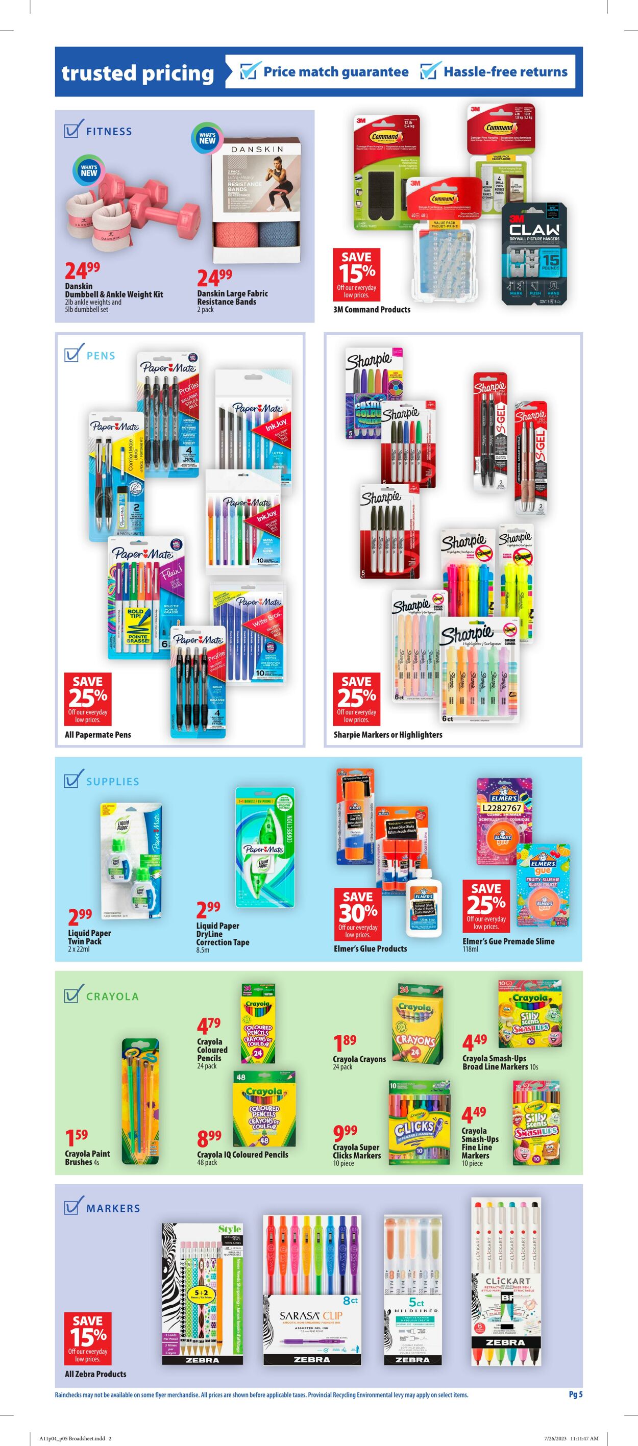 Circulaire London Drugs 11.08.2023 - 06.09.2023