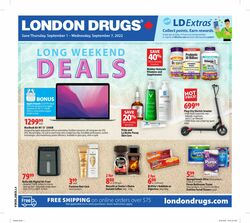 Circulaire London Drugs 01.09.2022-07.09.2022
