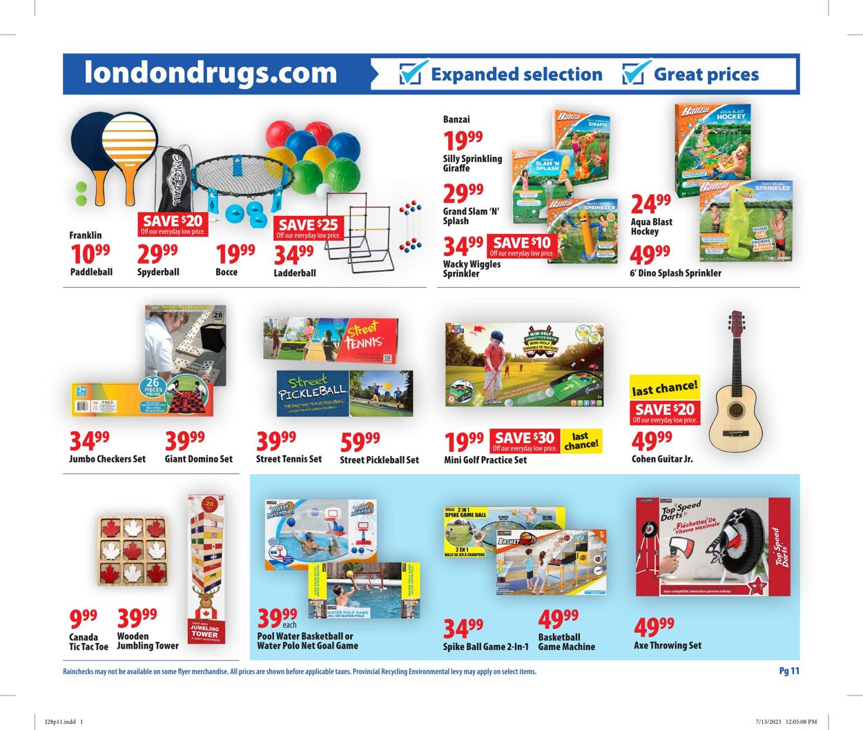 Circulaire London Drugs 28.07.2023 - 02.08.2023