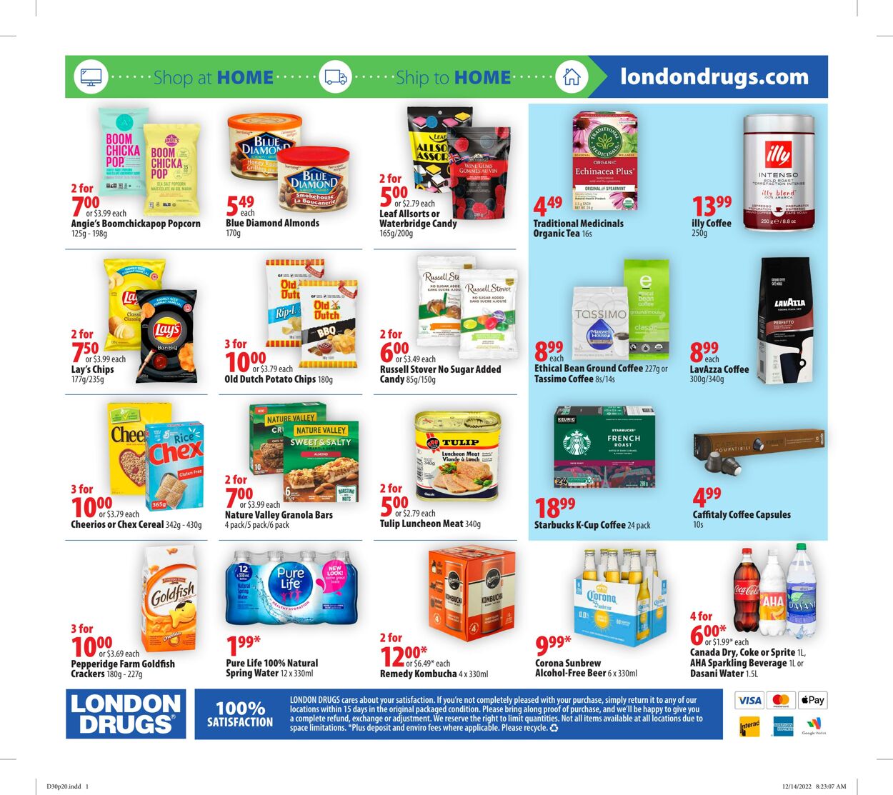 Circulaire London Drugs 30.12.2022 - 04.01.2023