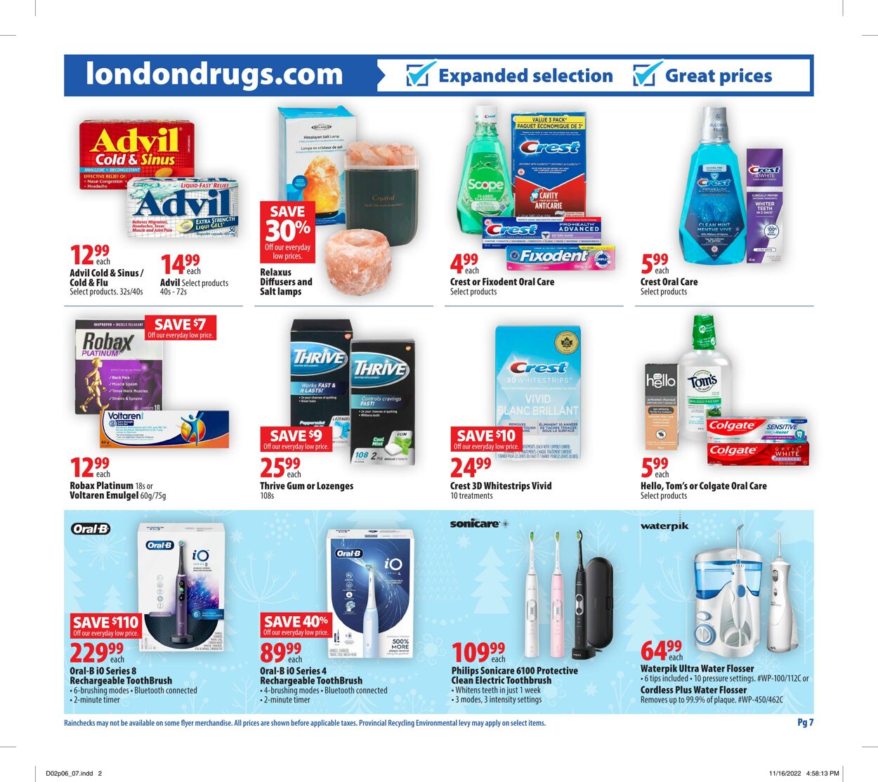 Circulaire London Drugs 02.12.2022 - 07.12.2022