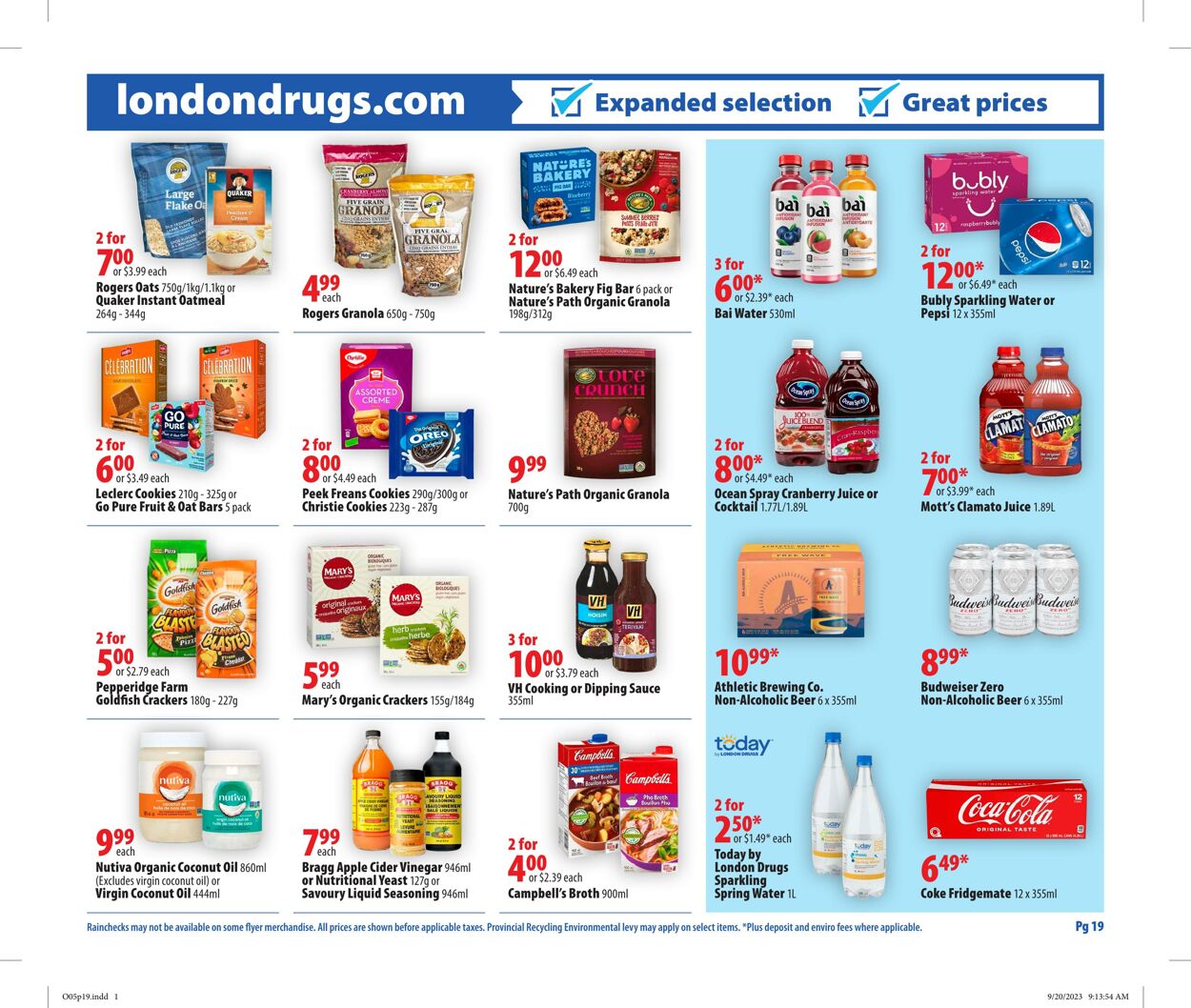 Circulaire London Drugs 05.10.2023 - 11.10.2023