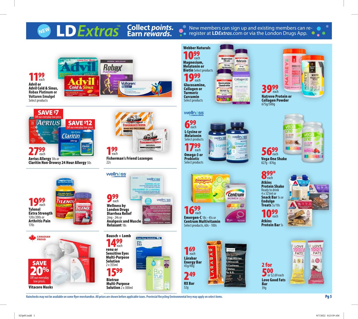 Circulaire London Drugs 23.09.2022-28.09.2022