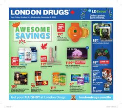 Circulaire London Drugs 28.10.2022 - 02.11.2022