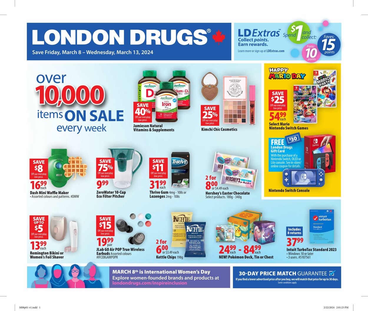 Circulaire London Drugs 08.03.2024 - 13.03.2024
