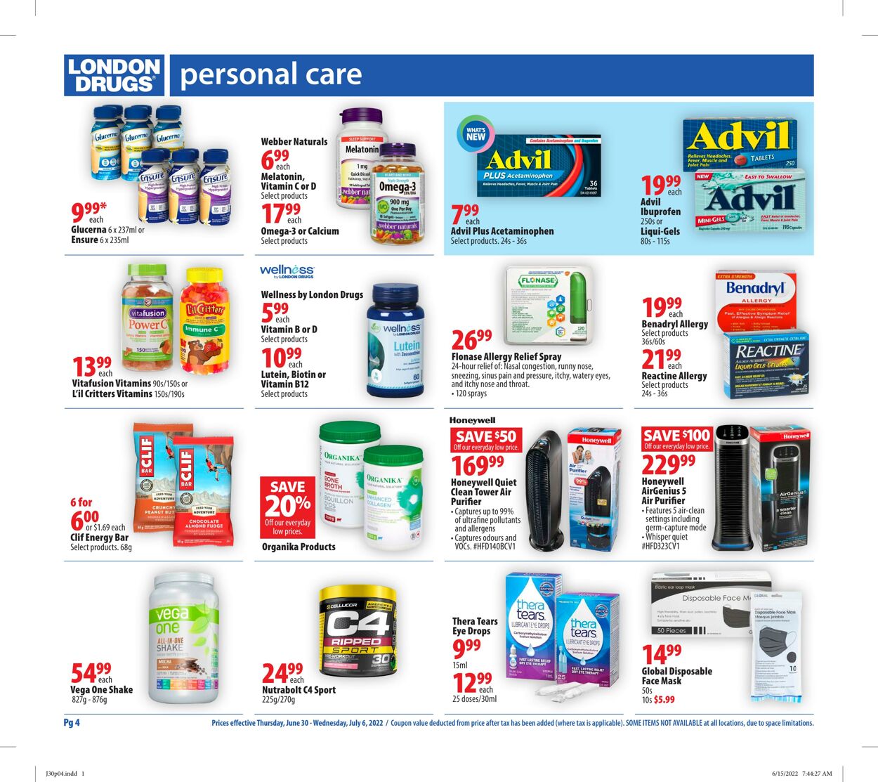 Circulaire London Drugs 30.06.2022 - 06.07.2022