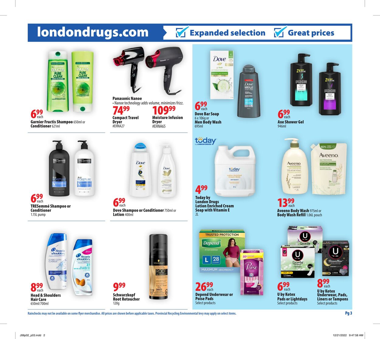 Circulaire London Drugs 06.01.2023 - 11.01.2023