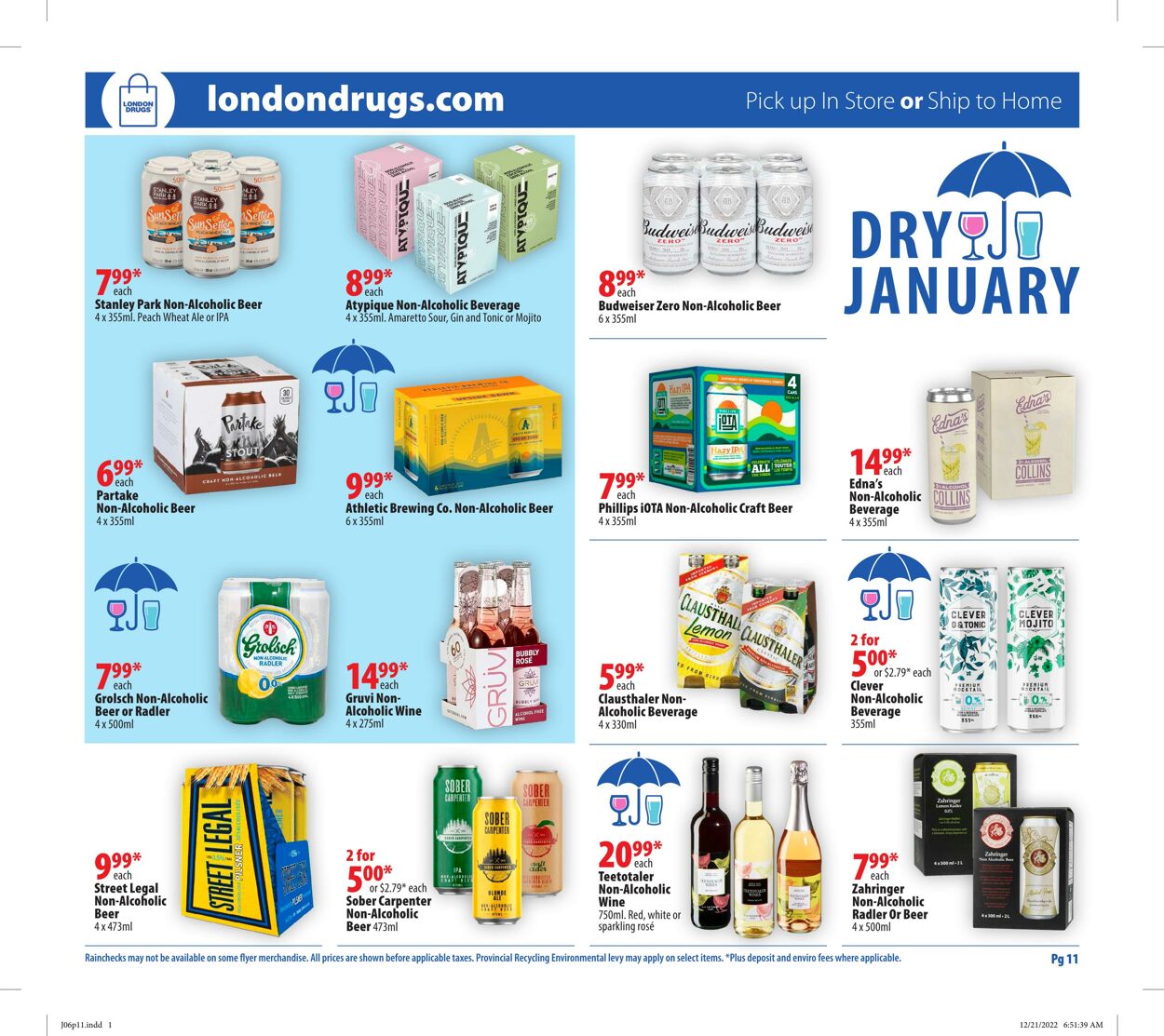 Circulaire London Drugs 06.01.2023 - 11.01.2023