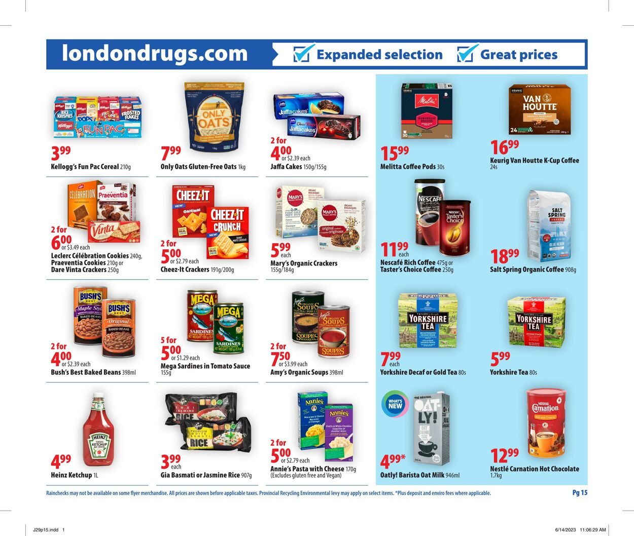 Circulaire London Drugs 29.06.2023 - 05.07.2023