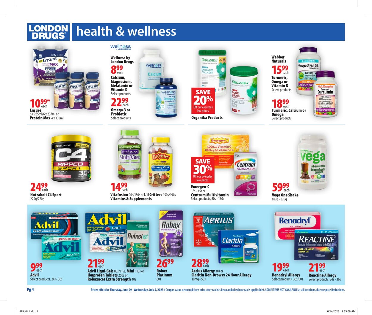 Circulaire London Drugs 29.06.2023 - 05.07.2023