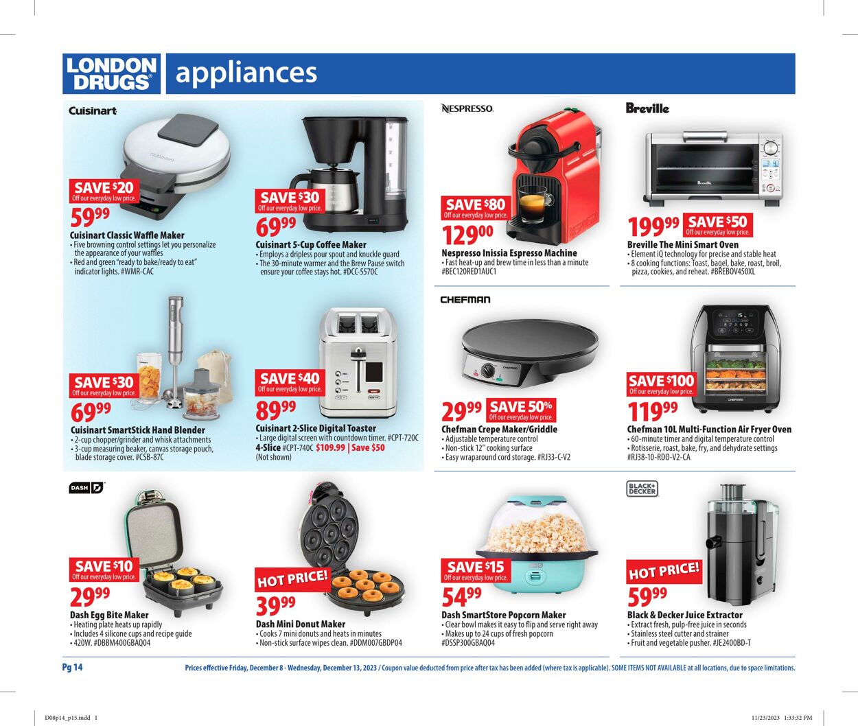 Circulaire London Drugs 08.12.2023 - 13.12.2023