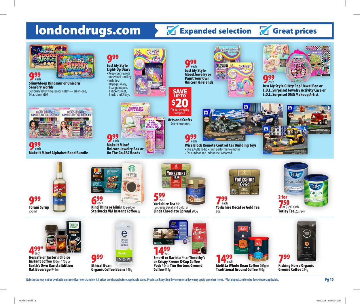 Circulaire London Drugs 16.05.2024 - 22.05.2024