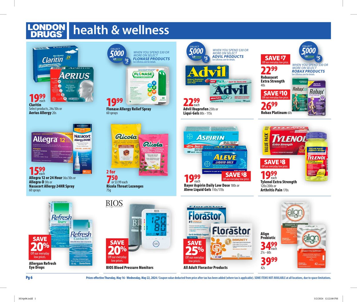 Circulaire London Drugs 16.05.2024 - 22.05.2024